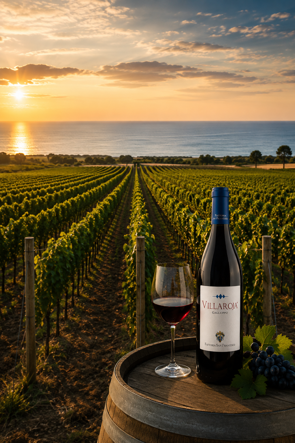 Vigneti di Fattoria San Francesco nel territorio di Cirò